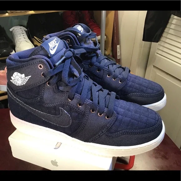 Jordan 1 RetroAJKO Blue Quilted - Picture 4 of 16
